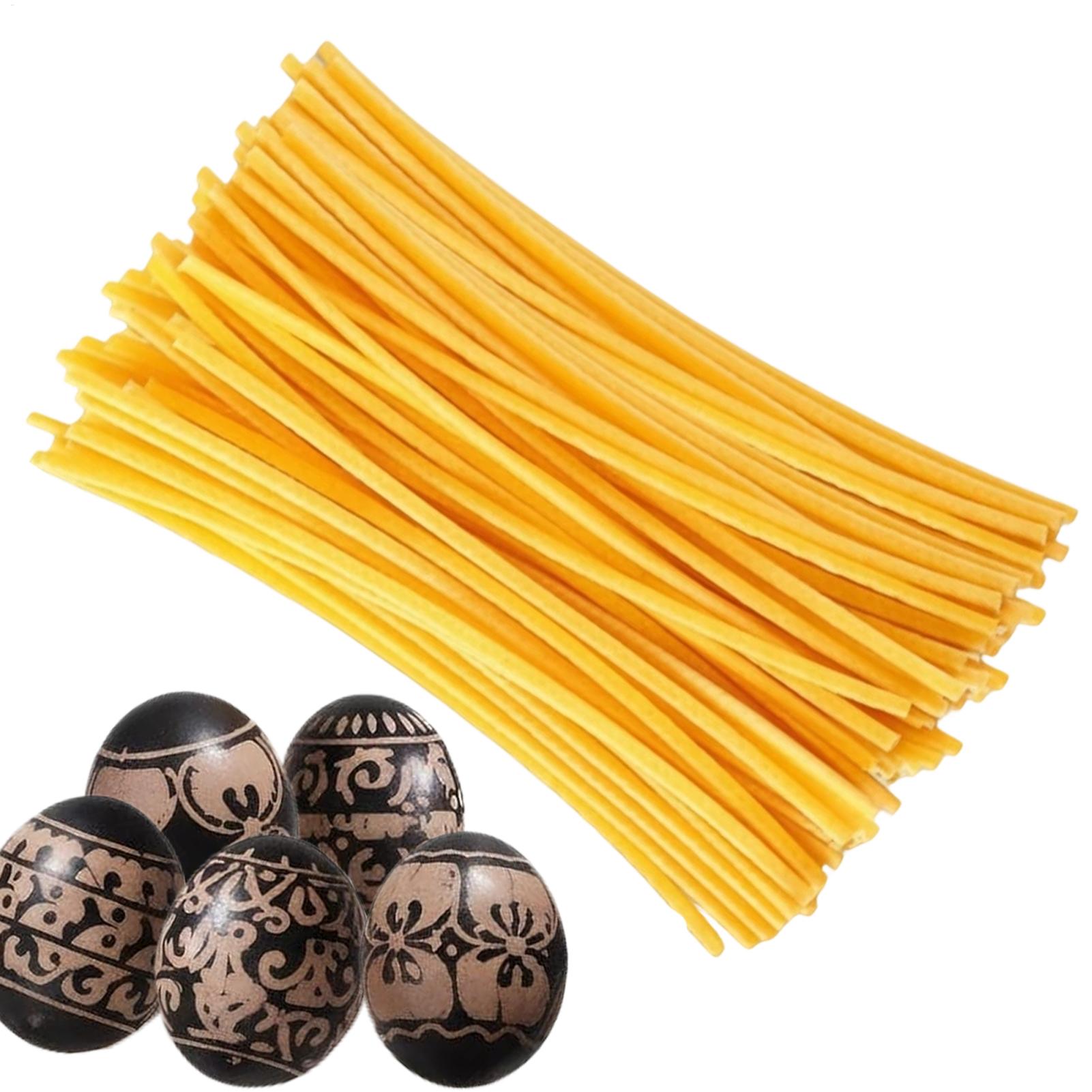 Candle Making Kit - Eier-Dekorations-Bienenwachsstäbchen 120 Stück Oster-Kunstbedarf Kerzenherstellungs-Wachs-Set für