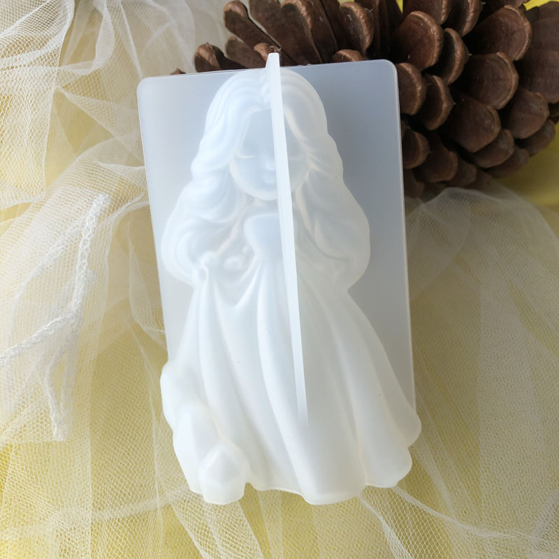 3D süße Prinzessin Silikon Ker – Candle Making Factory Bewertung und Preis