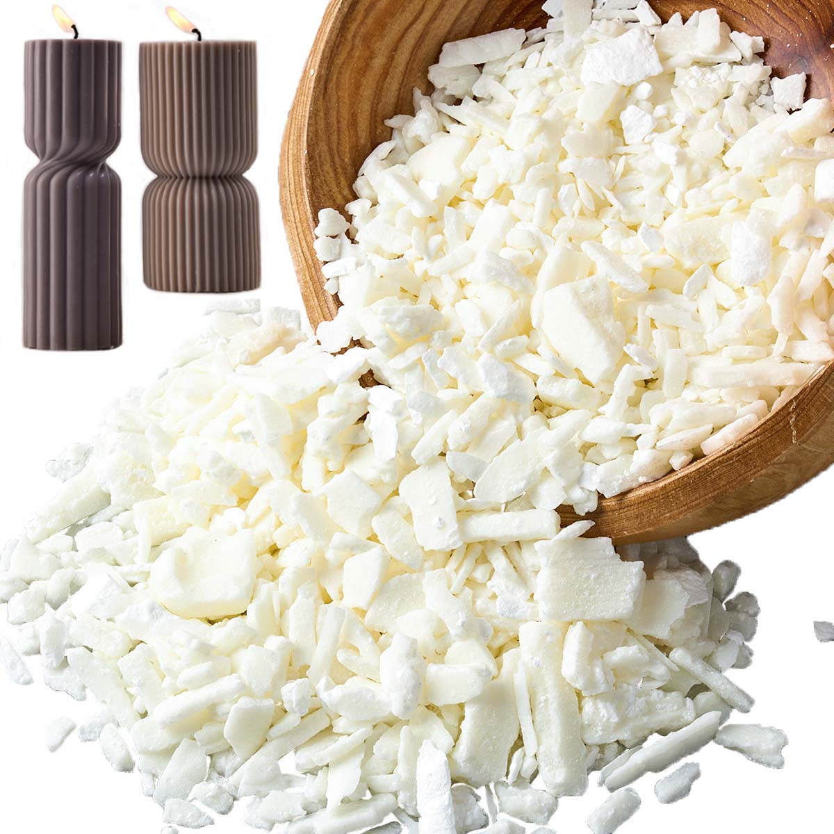 1 Pfund reinweißes Sojawachs f – Candle Making Factory Bewertung und Preis