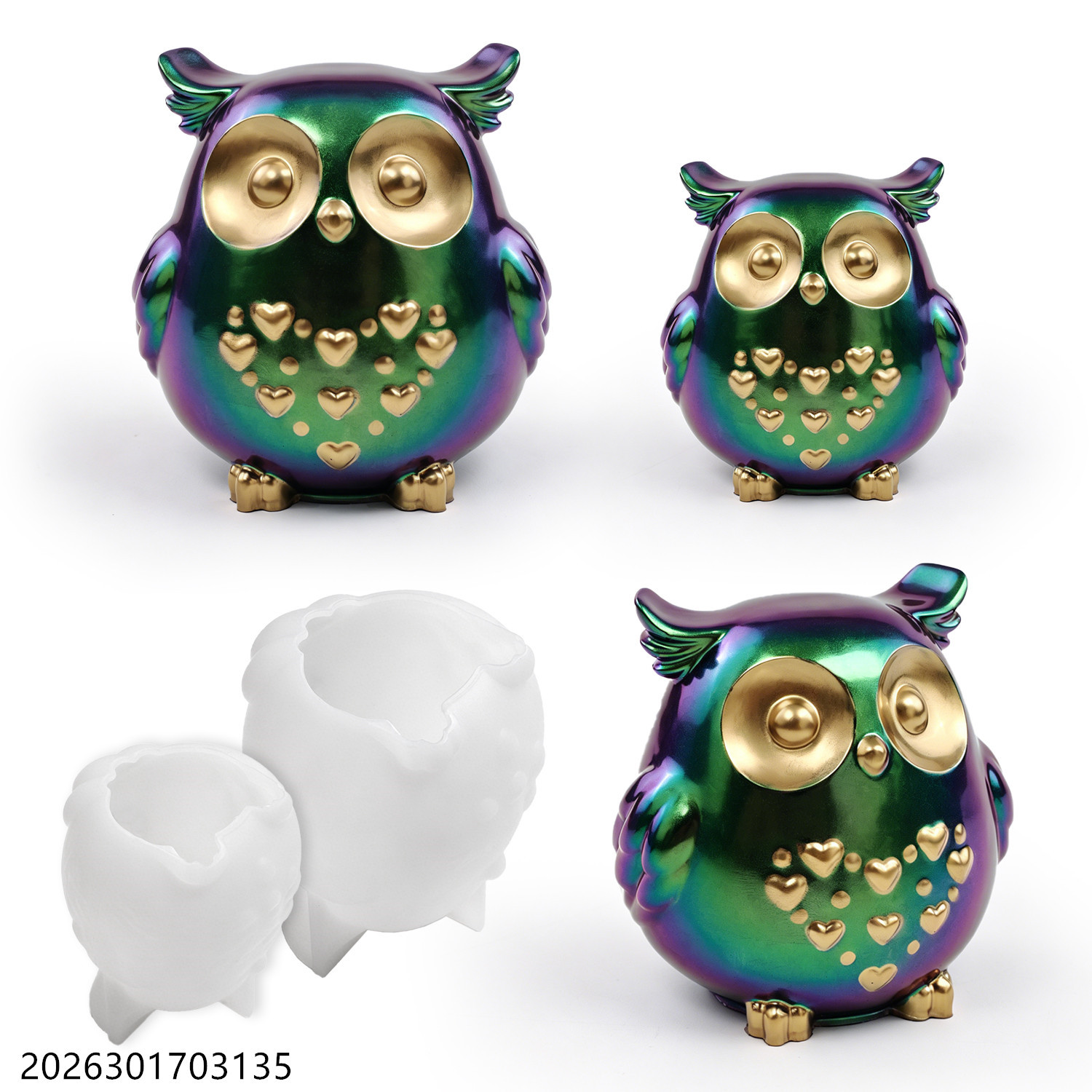Eulen-Silikonform 3D Vogelform – Candle Making Factory Bewertung und Preis
